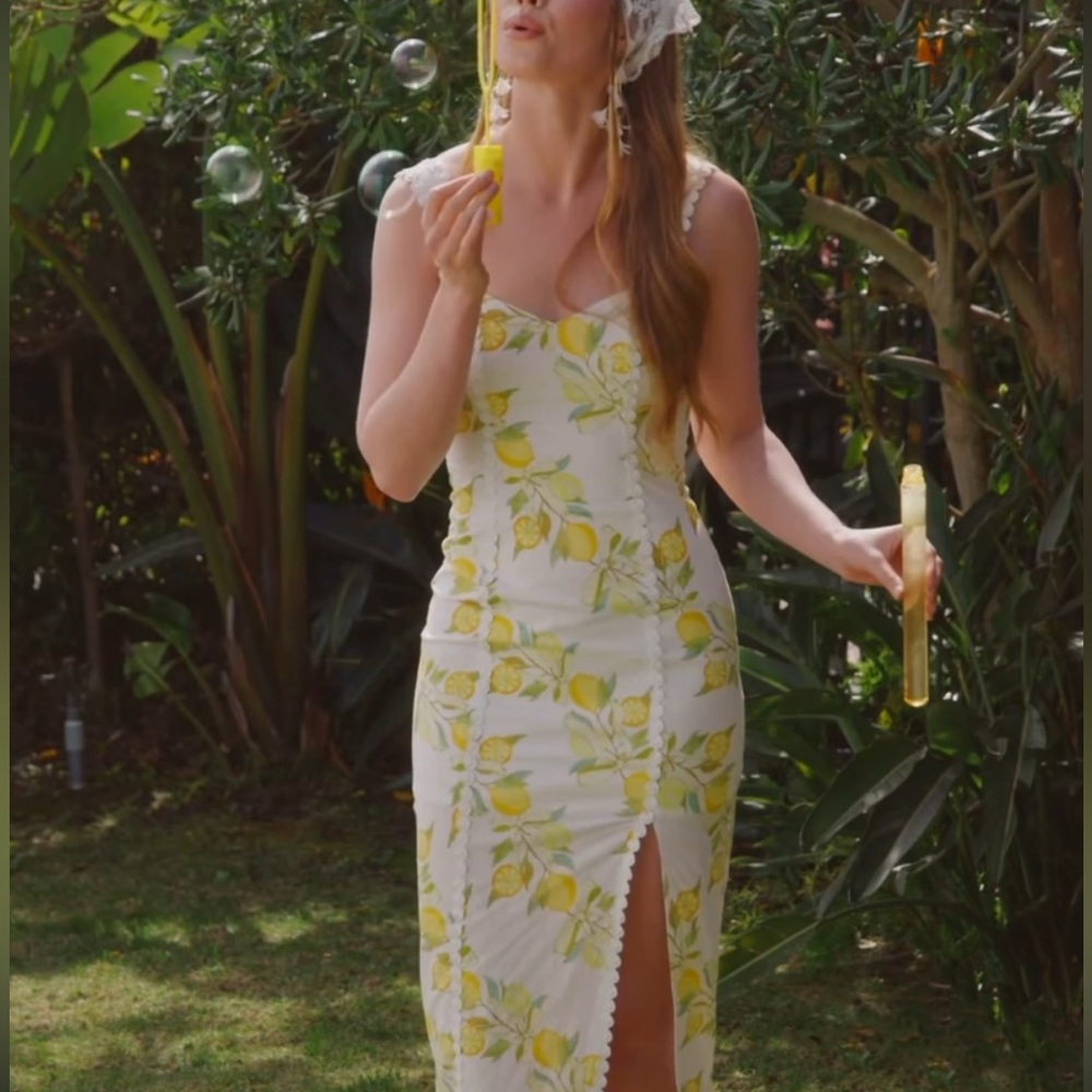 NWT Avec Les Filles Floral Midi Dress